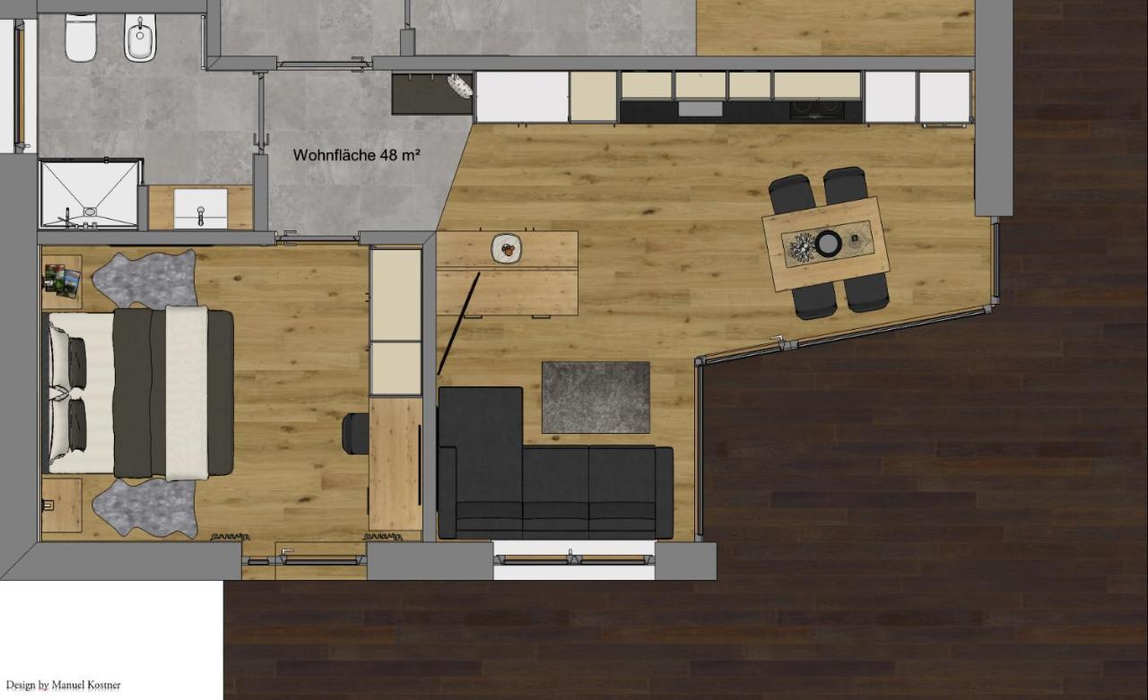 אורטיסיי Appartements Pedescin מראה חיצוני תמונה