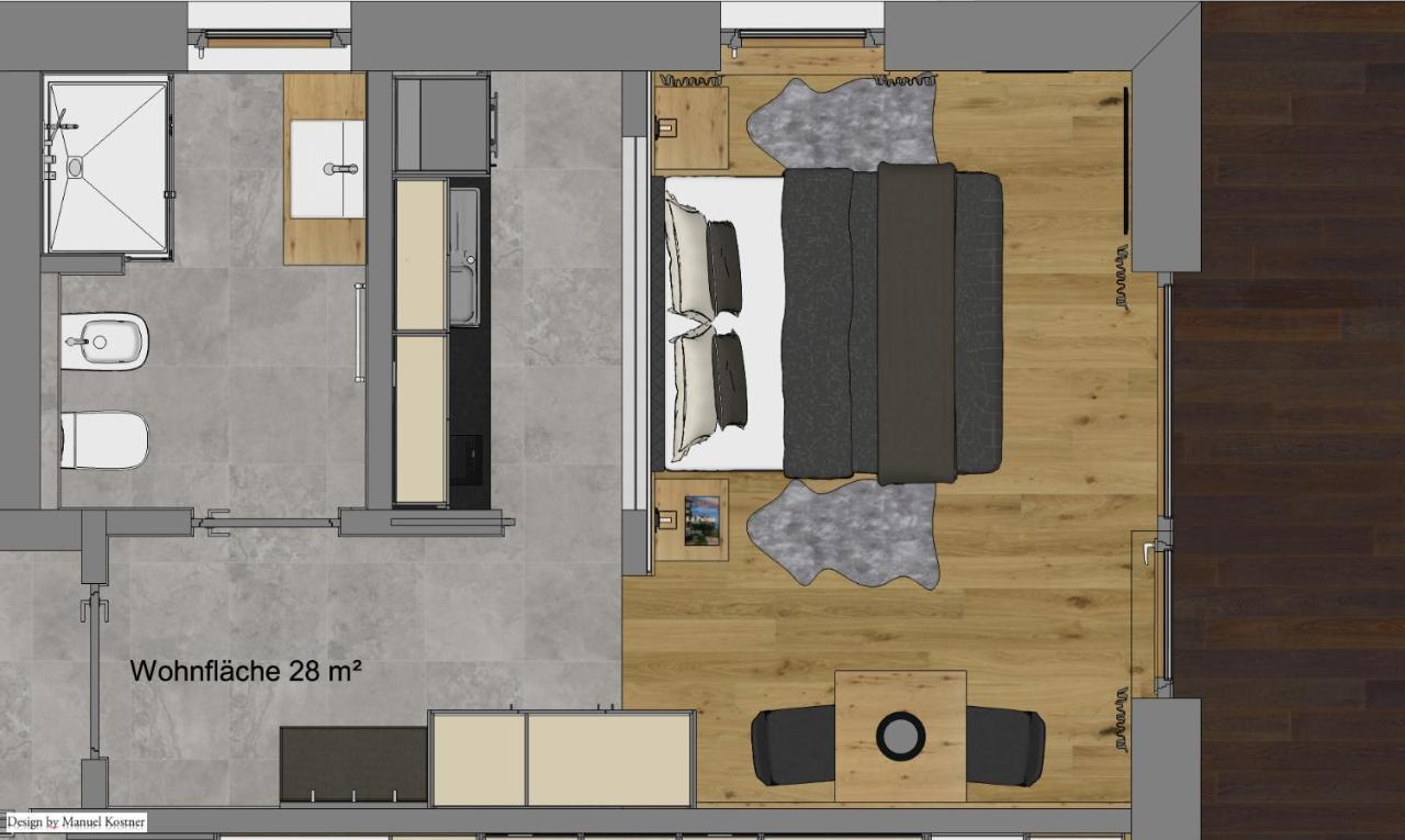 אורטיסיי Appartements Pedescin מראה חיצוני תמונה