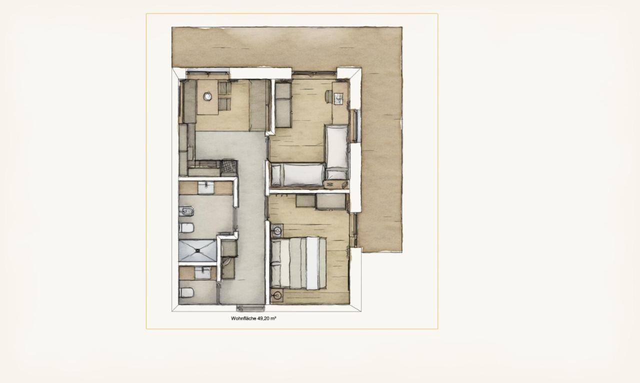 אורטיסיי Appartements Pedescin מראה חיצוני תמונה
